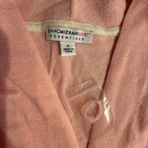 Isaac Mizrahi petal pink long cardigan